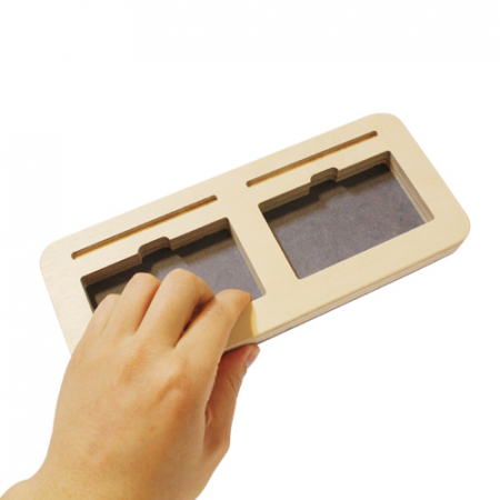 포레스코 자작나무 POP 꽂이 2단 명함꽂이 트레이 B #4