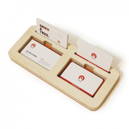 포레스코 자작나무 POP 꽂이 2단 명함꽂이 트레이 B #3