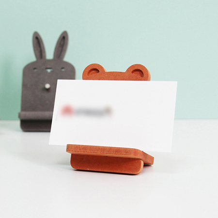 포레스코 미니 자석 카드홀더 곰 명함꽂이 #2