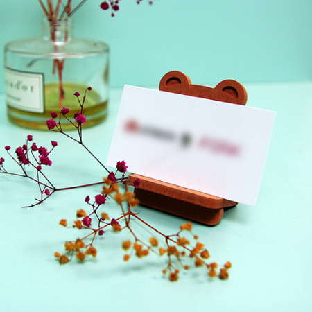 포레스코 미니 자석 카드홀더 곰 명함꽂이 #4