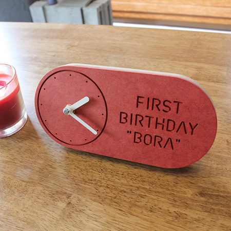 스토리 무소음 탁상시계 // 주문제작 #8