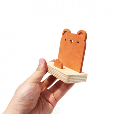 자작나무 곰 원목 명함꽂이 #5