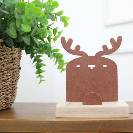 자작나무 사슴 원목 명함꽂이 #3