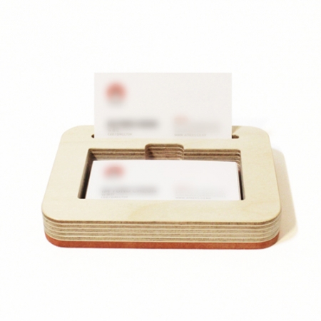 포레스코 자작나무 1단 명함꽂이 트레이 A #4