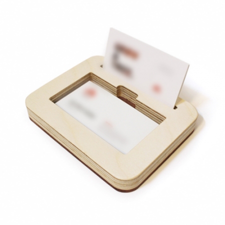 포레스코 자작나무 1단 명함꽂이 트레이 A #3