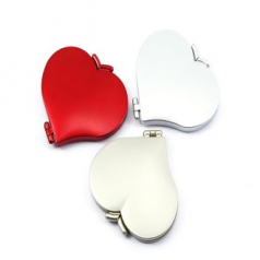 ST-300 미니 하트 양면 콤펙트 손거울