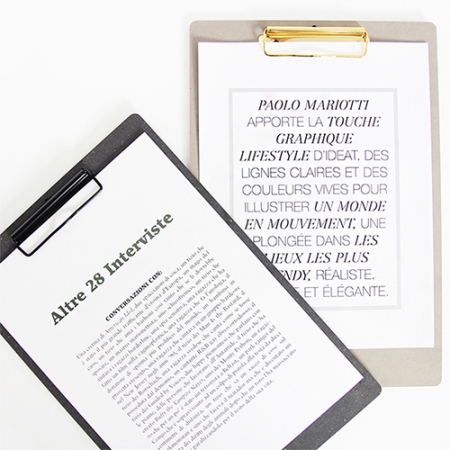 에코 골드 클립 보드 메뉴판 A4, 대형 #5