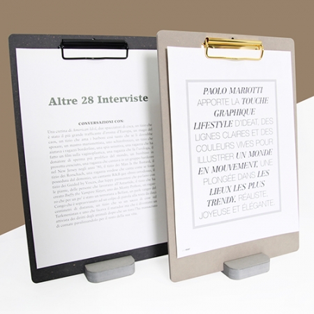 에코 골드 클립 보드 메뉴판 A4, 대형 #2