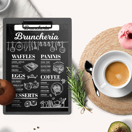 에코&골드 클립보드 메뉴판 (A5-중) #3