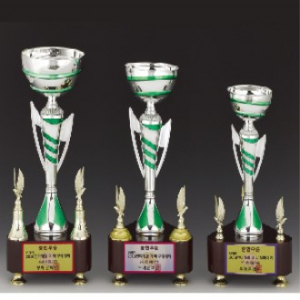 우승 대회 시상 트로피 미니 삼발 실크윙 소 주문 제작