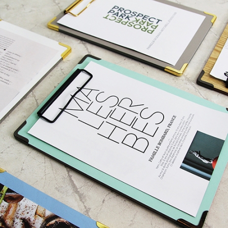 클립보드 메뉴판 홀더 골드&블랙 (A5-중) #2