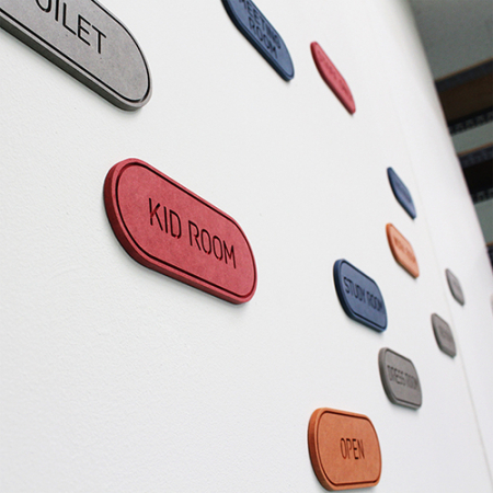 에코보드 도어사인 화장실 표지판 현판 문패 #4