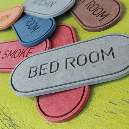 에코보드 도어사인 화장실 표지판 현판 문패 #2