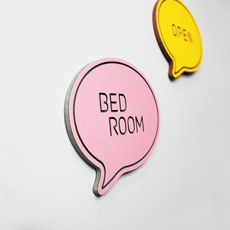 말풍선 도어사인 #4