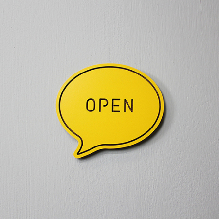 말풍선 도어사인 #5