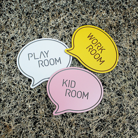 말풍선 도어사인 #3