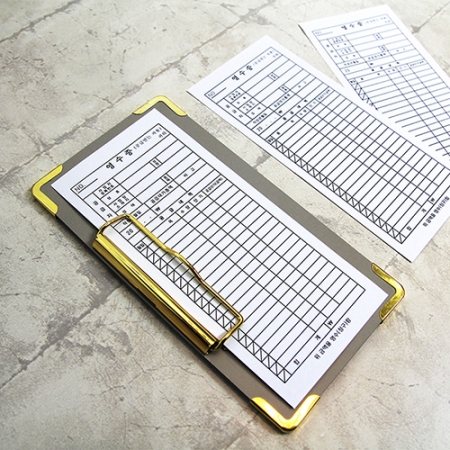 클립보드 메뉴판 홀더 골드&블랙 (가로형) #5