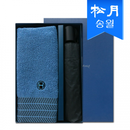 송월 우산 선물세트 어로우1 + CM 3단 엠보체크1 + 쇼핑백 s #2