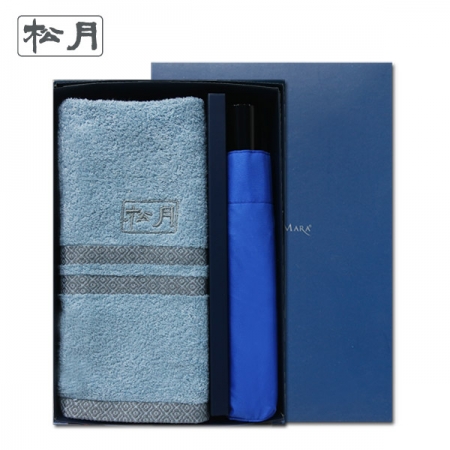 송월 우산 선물세트 (노을 타올 1p + SW 3단 컬러무지 우산 1p) + 쇼핑백 s #3