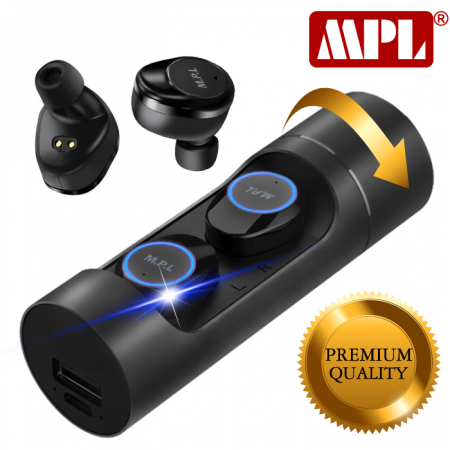 프리미엄 블루투스5.0 듀얼 이어폰 MPL-S60 130시간 한국어 지원 #2
