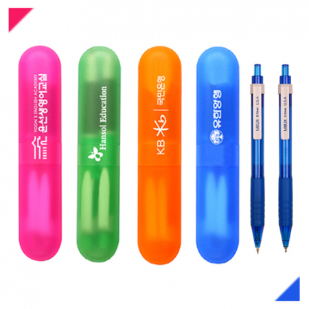 밀룩스 캡슐 볼펜 샤프 칼라 #3