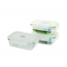 작은이미지: 영국R 글라스쿡 직사각형 밀페용기 소형 3조 #2