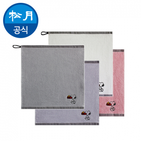 송월 스누피 블럭블랙 34 핸드타올 #2