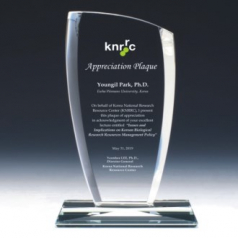 크리스탈 상패 san1454