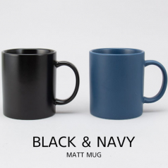 직선 올칼라 머그컵 무광 2색 (실크인쇄)