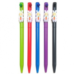 토끼 캐릭터 볼 노크펜 (국산)