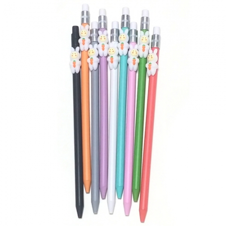 토끼 캐릭터 롱 노크펜 (인쇄가능) #2