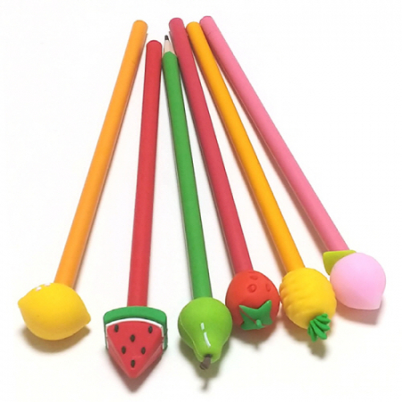 과일 캐릭터 연필 // 인쇄가능 #5