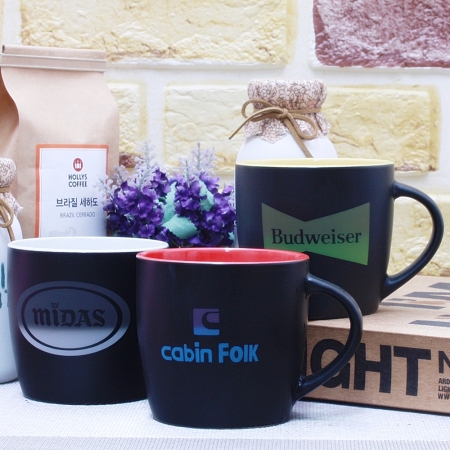 페타 무광 블랙 인칼라 변색 머그컵 #3