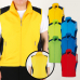 작은이미지: 현장 카라 조끼 (M-3XL), 남자 여자 행사 조끼 #2