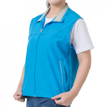 그레이톤 카라 조끼 (M-3XL), 남자 여자 조끼 #3