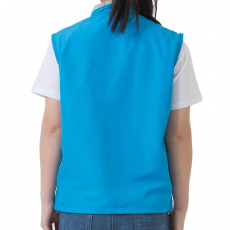 그레이톤 카라 조끼 (M-3XL), 남자 여자 조끼 #5