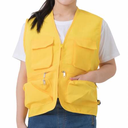주머니 많은 작업 조끼 L-3XL, 남자 여자 조끼 #3
