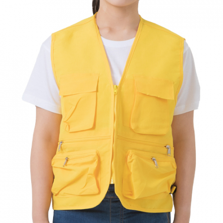 주머니 많은 작업 조끼 L-3XL, 남자 여자 조끼 #4