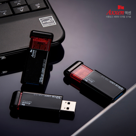 액센 U301 Push 고속 USB3.0 메모리 128GB #2