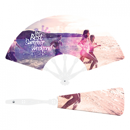 패션 9쪽 클로버 (대) 부채 #2