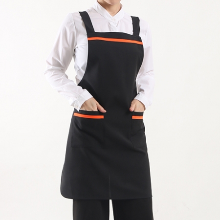 배색 띠 앞치마, 남자 여자 단체 행사 #4