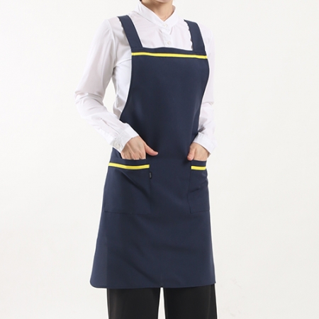 배색 띠 앞치마, 남자 여자 단체 행사 #6