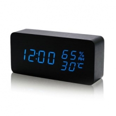 MP LED 우드 탁상시계AAH025