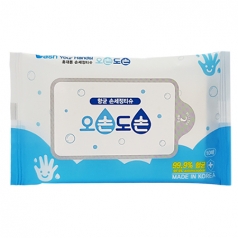 오손도손 무자극 휴대용 손세정 물티슈 10매