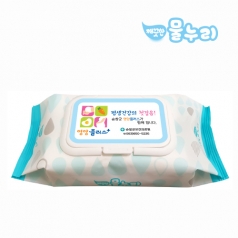 물누리 블루 물티슈 80매 (45g)
