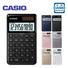 카시오 SL-1000-SC 소형 칼라 계산기 블랙, 블루, 골드, 그레이, 네이비, 핑크, 화이트