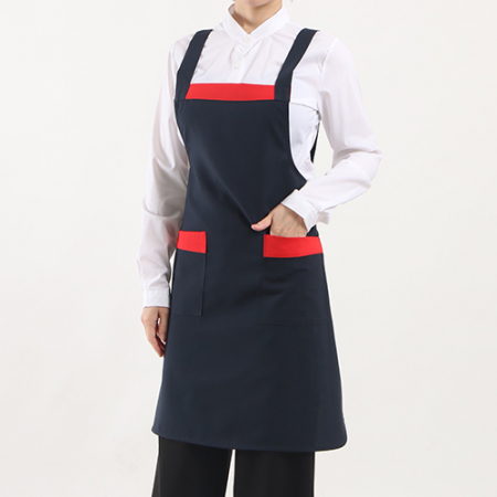 배색 유니폼 앞치마, 남자 여자 단체 행사 #4