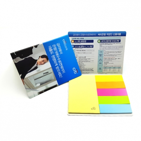 수첩 점착메모지 104 6쪽 형광5색지 #2