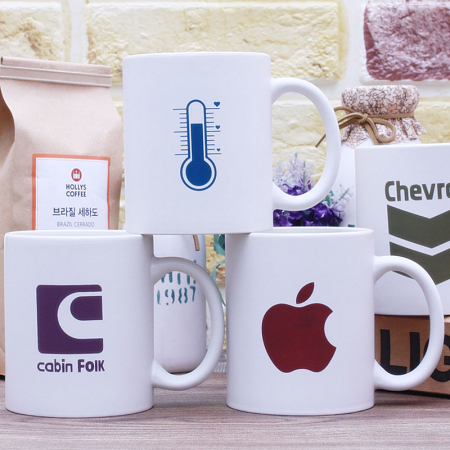 직선 무광 매트 화이트 베이직 머그컵 #3