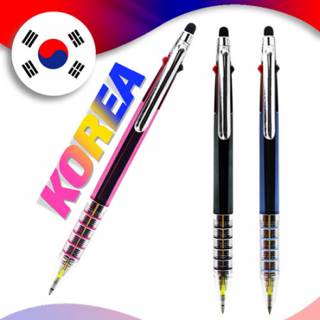 (국산)코리아5링니들형광2+1터치펜 #2